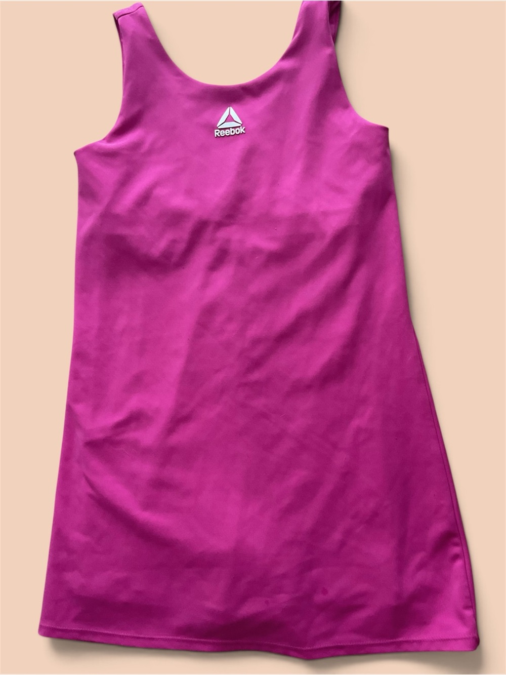 Girls Reebok Hot Pink Performance Tank Dress